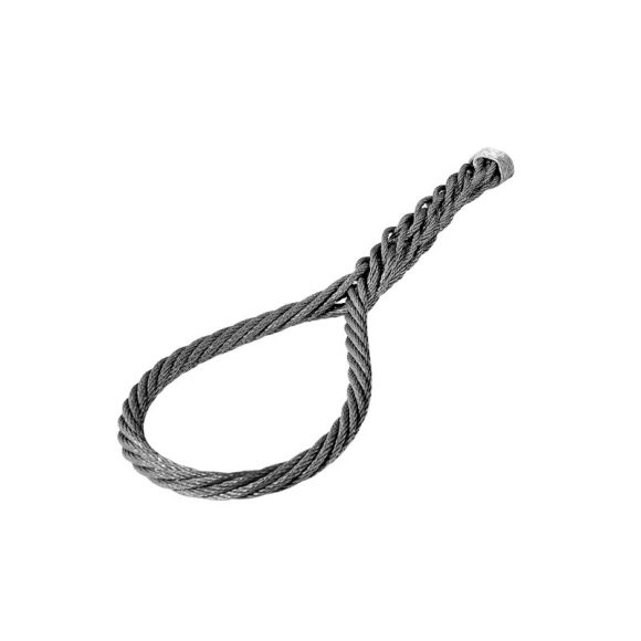Hand Splice Wire Rope Sling Tanpa Thimble