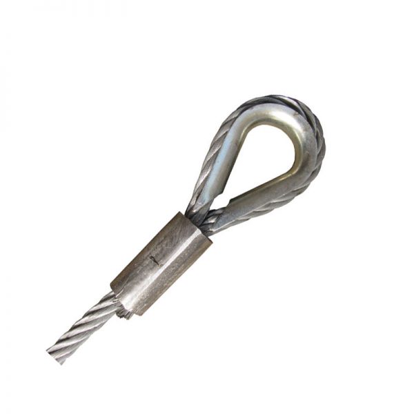 Mechanical Splice Wire Rope Sling Tanpa Thimble Dan Ferrule Raja Alat