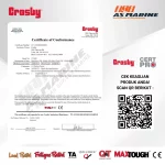 Sertifikat Crosby USA