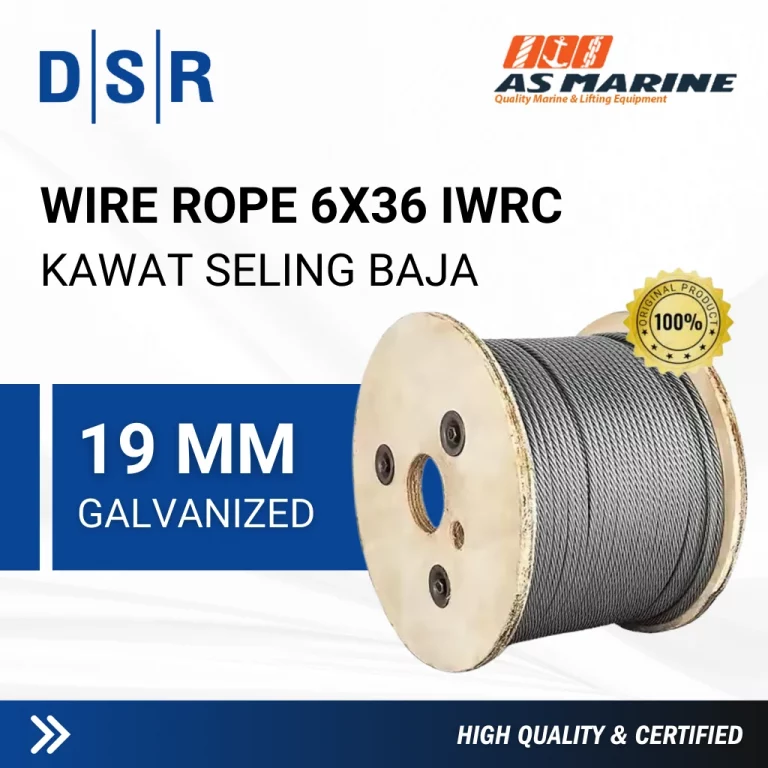Wire Rope 6X36 19 mm Galvanized DSR