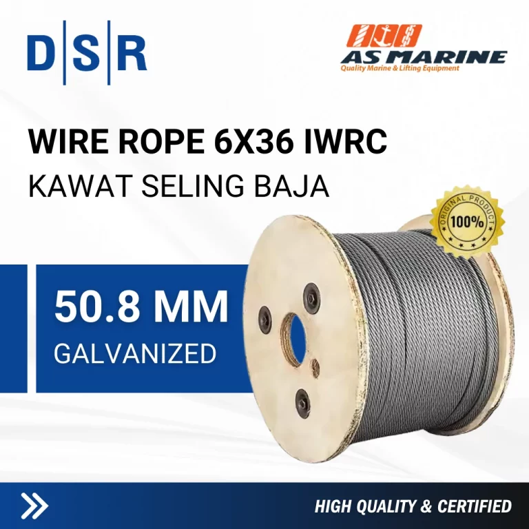 Wire Rope 6X36 50.8 mm Galvanized DSR