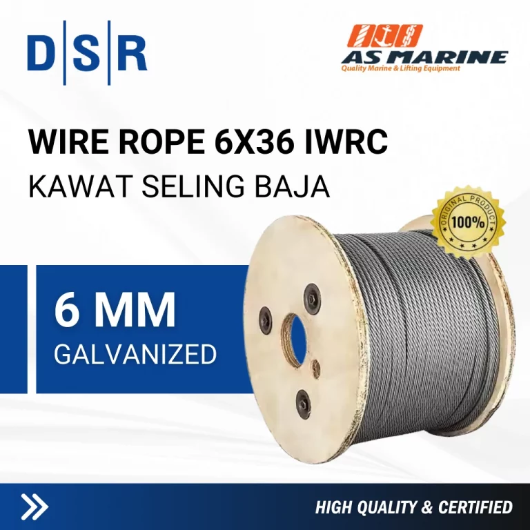 Wire Rope 6X36 6 mm Galvanized DSR