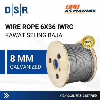 Wire Rope 6X36 8 mm Galvanized DSR