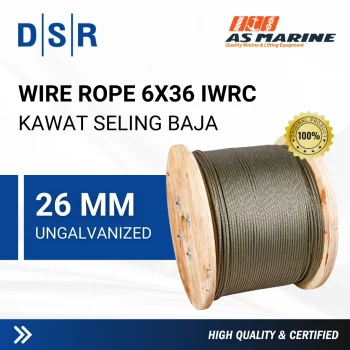 Wire Rope 6X36 26 mm Ungalvanized DSR