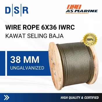 Wire Rope 6X36 38 mm Ungalvanized DSR