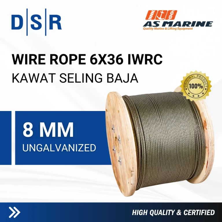 Wire Rope 6X36 8 mm Ungalvanized DSR