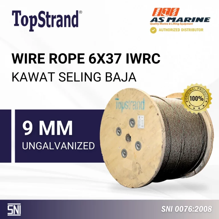 Wire Rope 6X37 IWRC 9 mm Topstrand