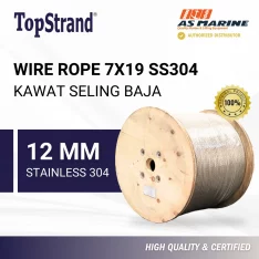 Wire Rope 7X19 SS304 12 mm Topstrand