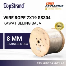 Wire Rope 7X19 SS304 8 mm Topstrand