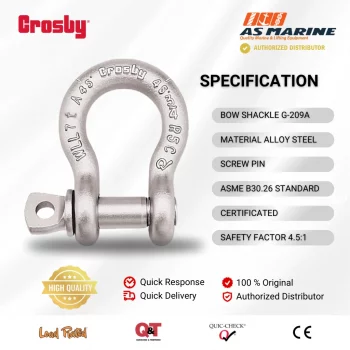 Spesifikasi Crosby G209A