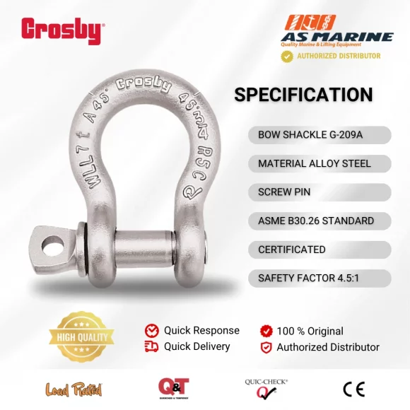 Spesifikasi Crosby G209A