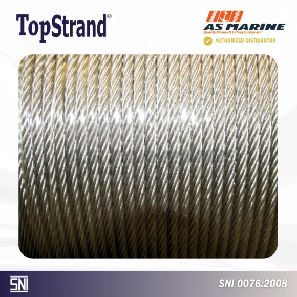 Wire Rope / Tali Kawat Baja 7x19 SS304 3 mm Stainless 304 TopStrand - Image 2