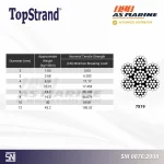 Wire Rope / Tali Kawat Baja 7x19 SS304 3 mm Stainless 304 TopStrand - Image 4