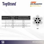 Wire Rope / Tali Kawat Baja 7x7 SS304 1 mm Stainless 304 TopStrand - Image 4