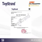 Sertifikat Wire Rope TopStrand