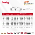 Tabel Ukuran Crosby G402