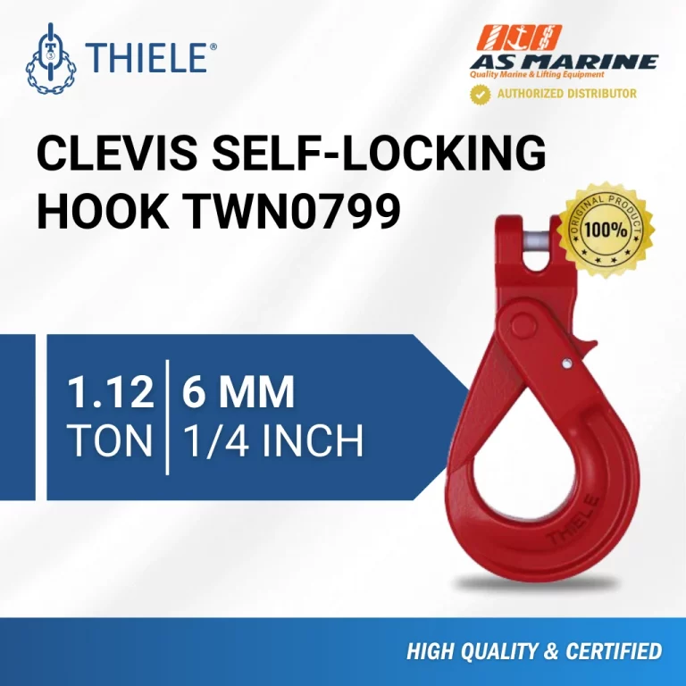 Clevis Self-Locking Hook TWN0799 - 6 mm