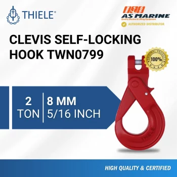 Clevis Self-Locking Hook TWN0799 - 8 mm