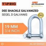 Dee Shackle Galvanized - 19 mm Toprig