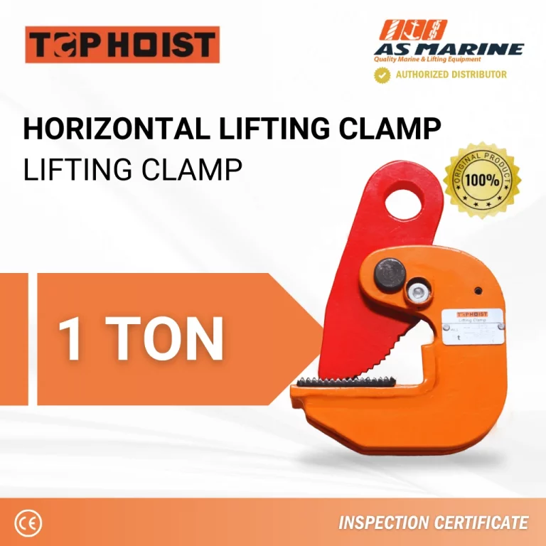Horizontal Lifting Clamp - 1 Ton Tophoist