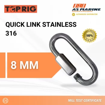 Quick Link Stainless 316 8 mm Toprig