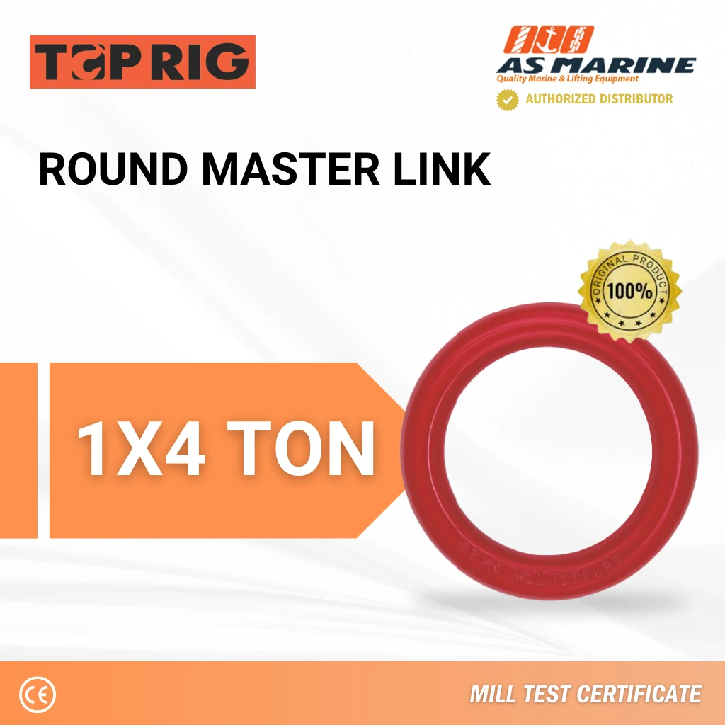 Round Master Link 1 x 4 Ton Toprig Round Master Link 1 x 4 Ton Toprig