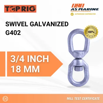 Swivel Galvanized G402 - 18 mm - 3/4 Inch Toprig