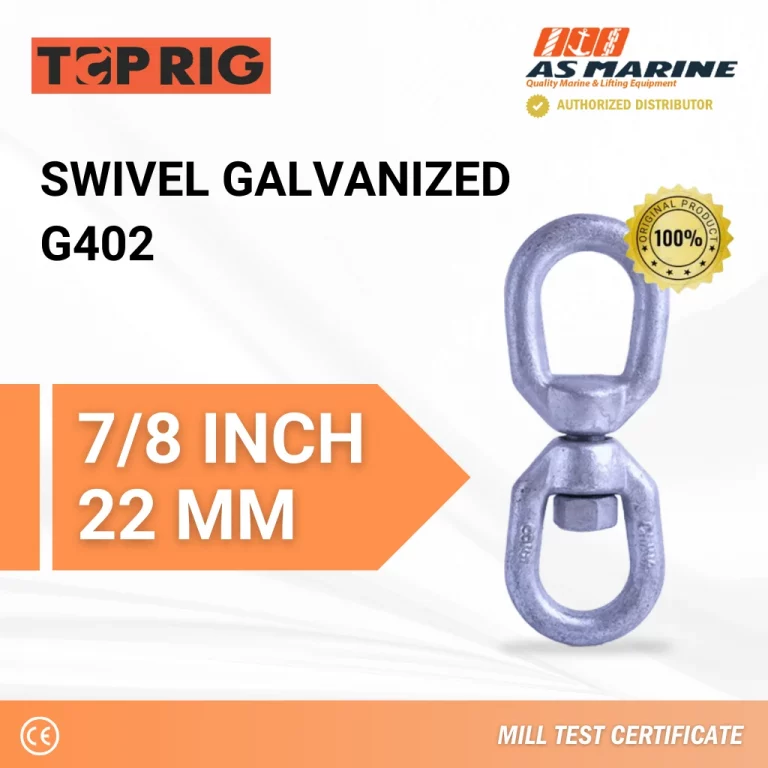 Swivel Galvanized G402 - 22 mm - 7/8 Inch Toprig