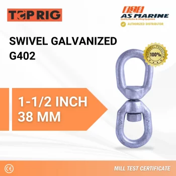 Swivel Galvanized G402 - 38 mm - 1-1/2 Inch Toprig
