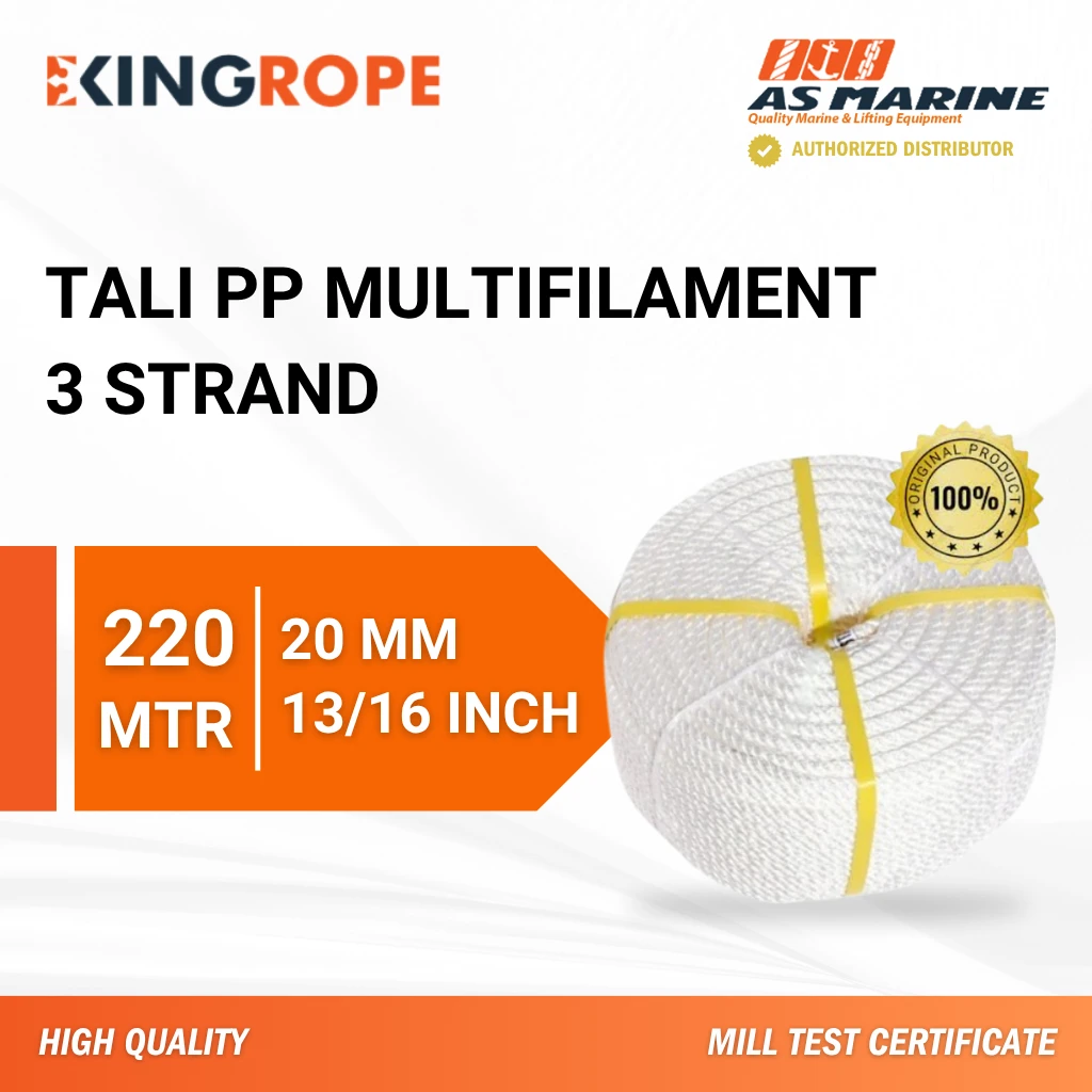 Tali Tambang PP Multifilament 20 mm Tali Tambang PP Multifilament 20 mm