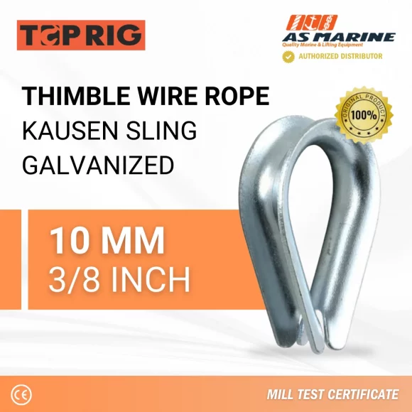 Thimble Galvanized - 10 mm Toprig