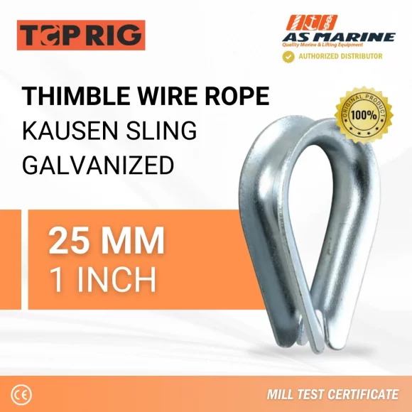 Thimble Galvanized - 25 mm Toprig