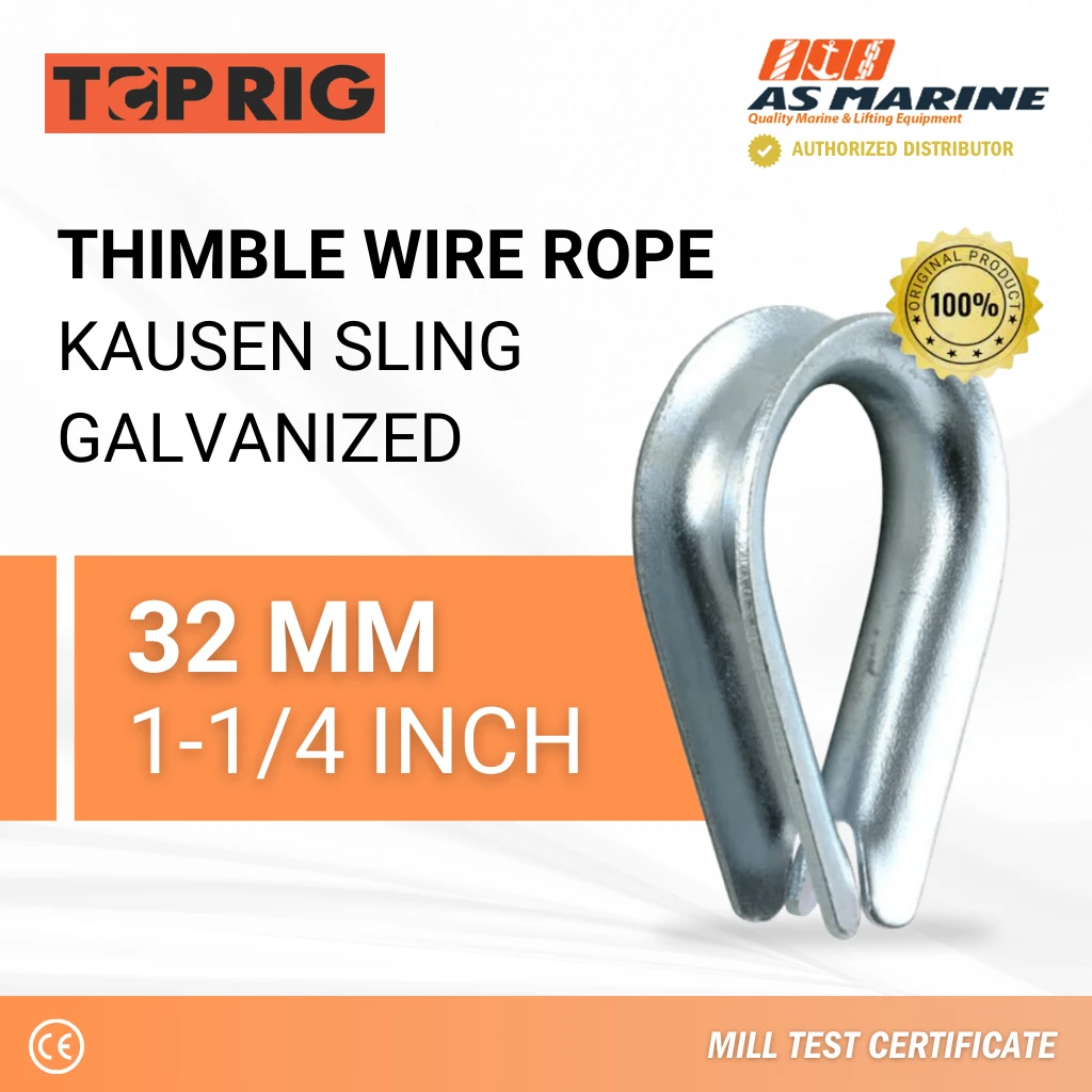 Thimble Galvanized - 32 mm Toprig Thimble Galvanized - 32 mm Toprig