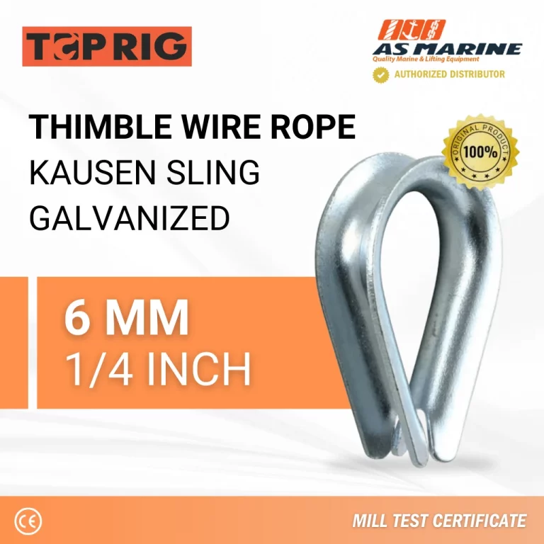 Thimble Galvanized - 6 mm Toprig