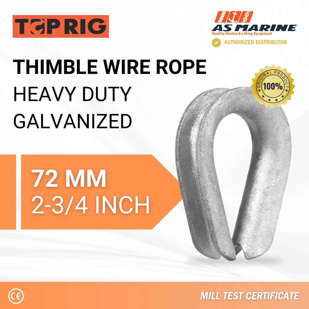 Thimble Galvanized HD - 72 mm Toprig Thimble Galvanized HD - 72 mm Toprig