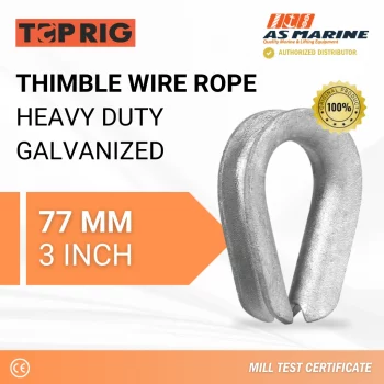 Thimble Galvanized HD - 77 mm Toprig