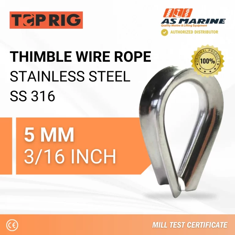 Thimble Stainless 316 - 5 mm Toprig
