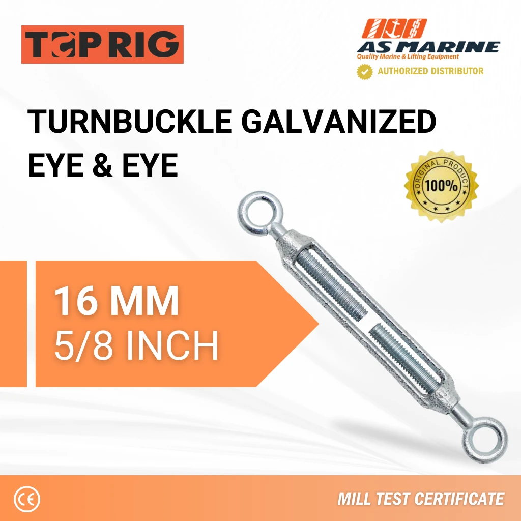 Turnbuckle Eye & Eye Galvanized 16 mm Toprig Turnbuckle Eye & Eye Galvanized 16 mm Toprig