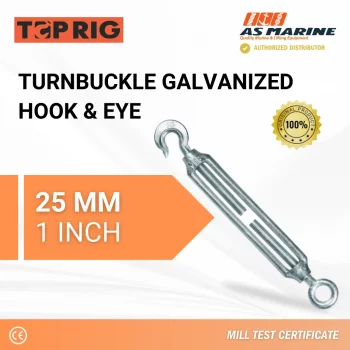 Turnbuckle Hook & Eye Galvanized 25 mm Toprig