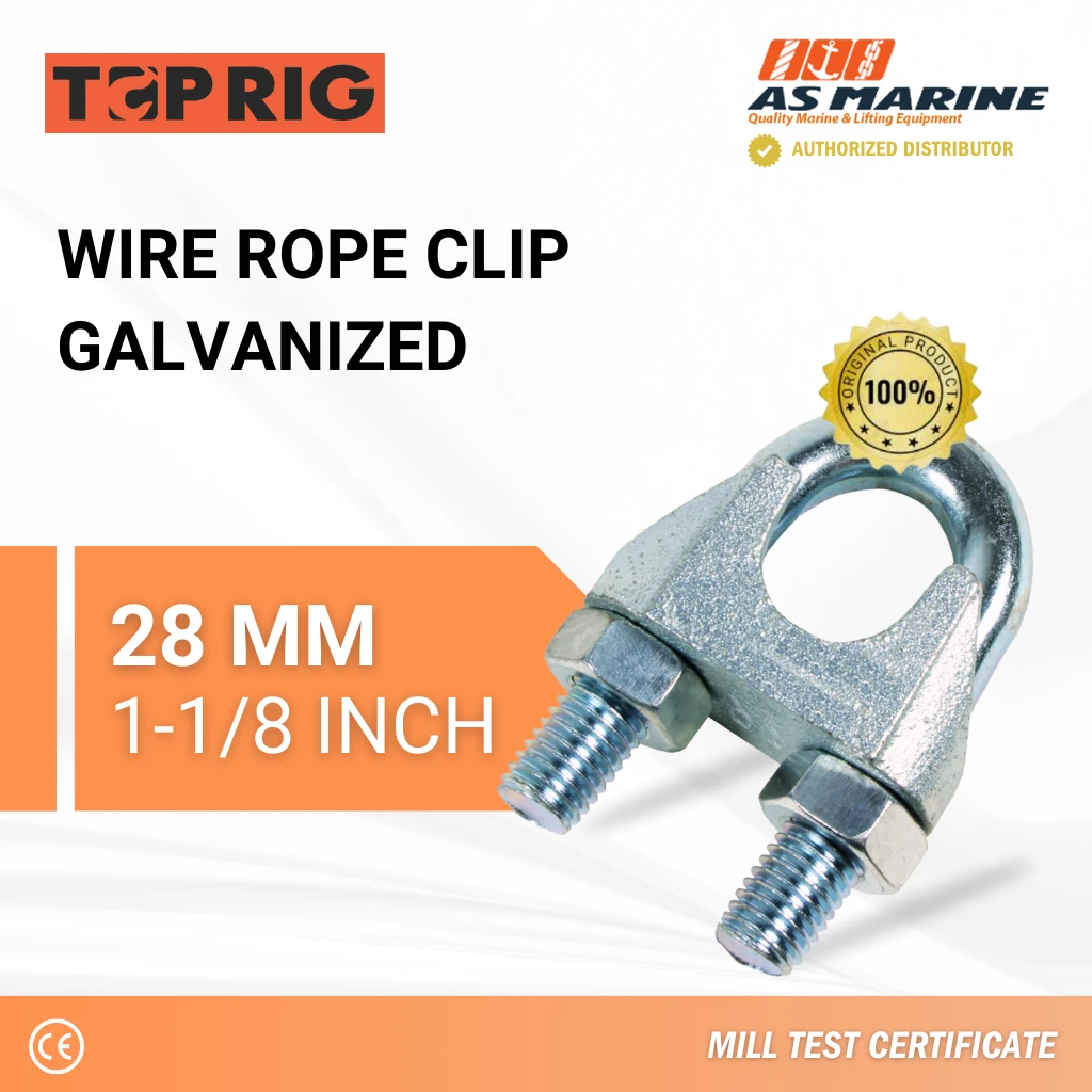 Wire Clip Galvanized 28 mm Toprig Wire Clip Galvanized 28 mm Toprig