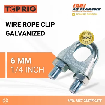 Wire Clip Galvanized 6 mm Toprig