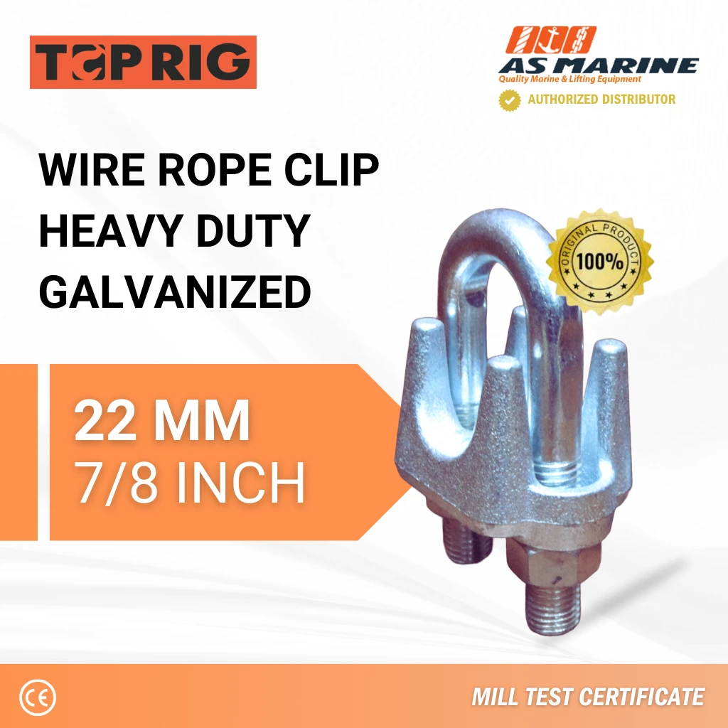 Wire Clip Galvanized HD 22 mm Toprig Wire Clip Galvanized HD 22 mm Toprig