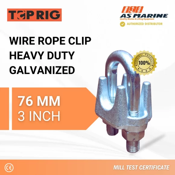 Wire Clip Galvanized HD 76 mm Toprig