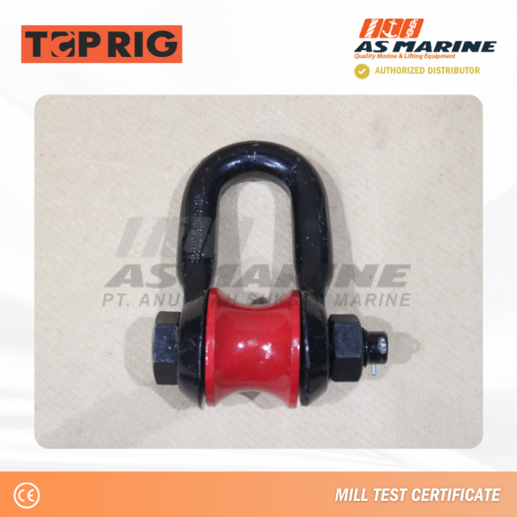 Dee Shackle Roller Bolt & Nut Toprig