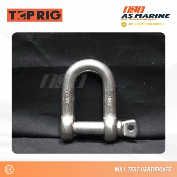 Dee Shackle Stainless 316 Toprig