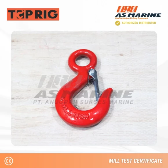 Hook Eye With Safety Latch Kit Alloy Toprig