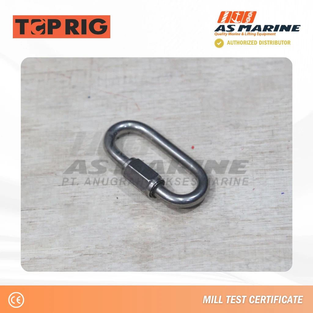 Quick Link Stainless 316 Toprig Quick Link Stainless 316 Toprig