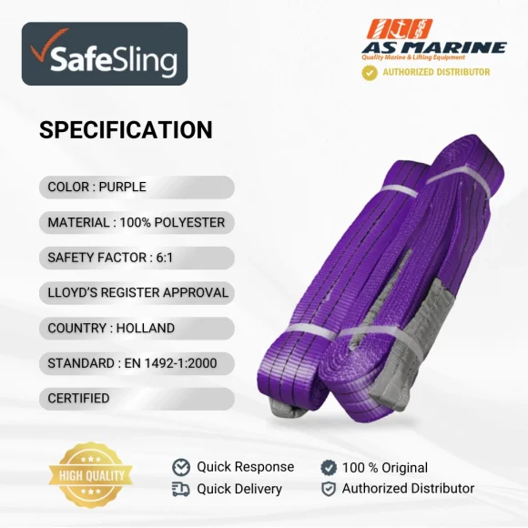 Spesifikasi Webbing Sling - 1 Ton Safesling