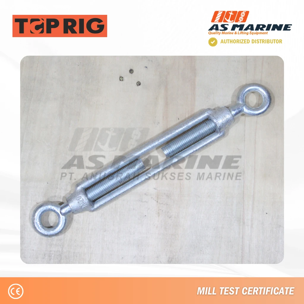 Turnbuckle Eye & Eye Galvanized Toprig Turnbuckle Eye & Eye Galvanized Toprig