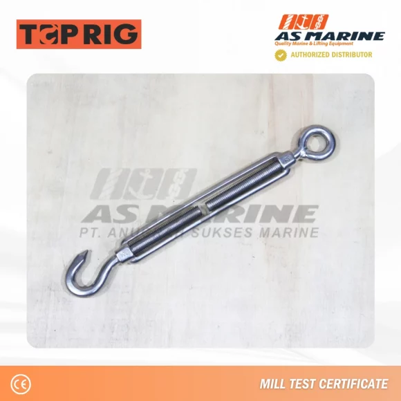 Turnbuckle Hook & Eye Stainless 304 Toprig